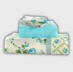 Olivia Teal Printed Sheet Set