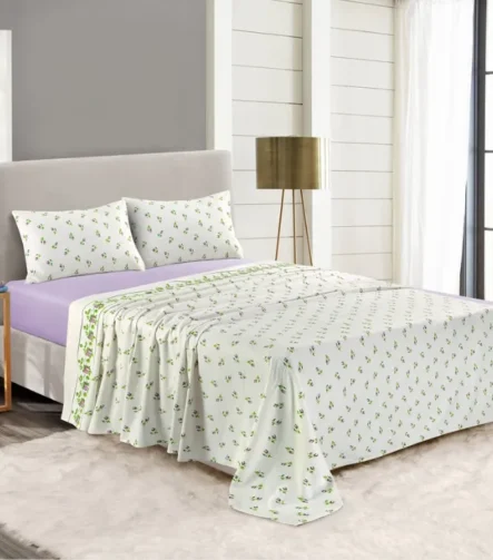 Rosebud Lilac Sheet Set