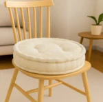 Cream booster pad round fleece