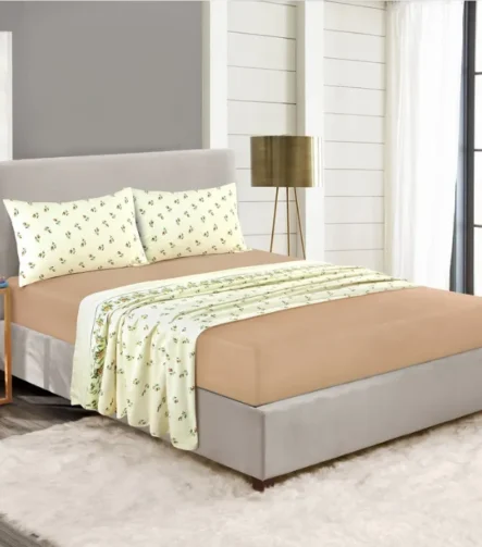 Rosebud Natural Sheet Set