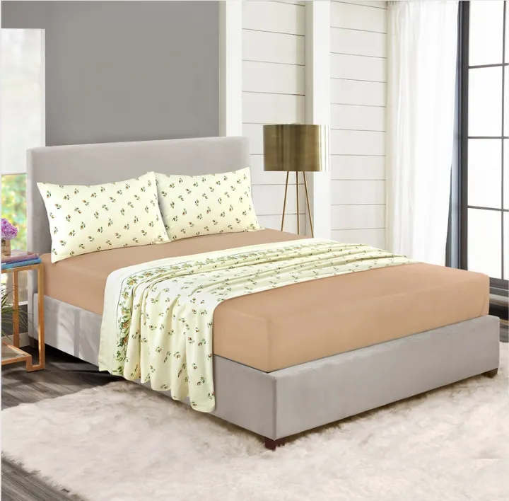 Rosebud Natural Sheet Set