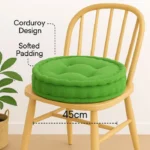 Green booster pad round fleece