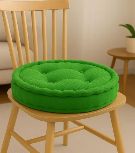 Green booster pad round fleece