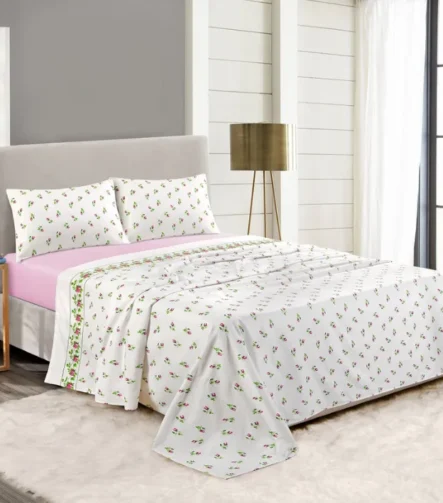 Rosebud Pink Sheet Set