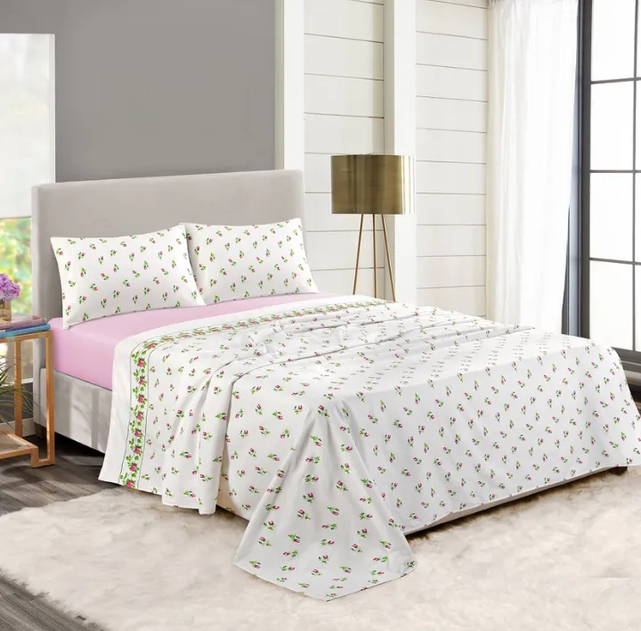 Rosebud Pink Sheet Set