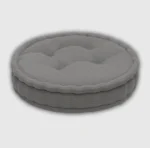 Grey booster pad round fleece
