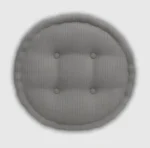 Grey booster pad round fleece