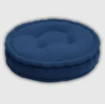 Navy booster pad round fleece
