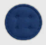 Navy booster pad round fleece