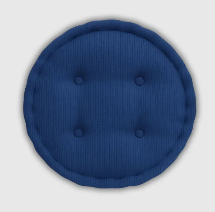 Navy booster pad round fleece