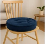 Navy booster pad round fleece