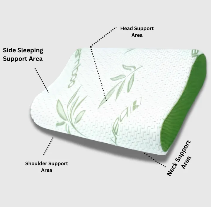 Bamboo contour pillow