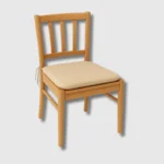 Beige sq seat pad chair