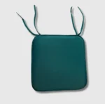 Green sq seat pad chair