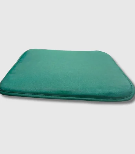 Green sq seat pad chair