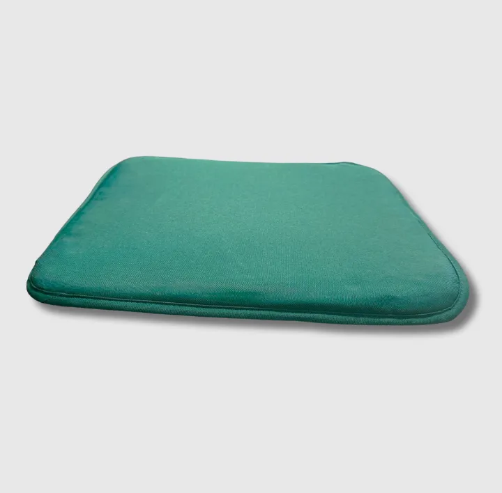 Green sq seat pad chair