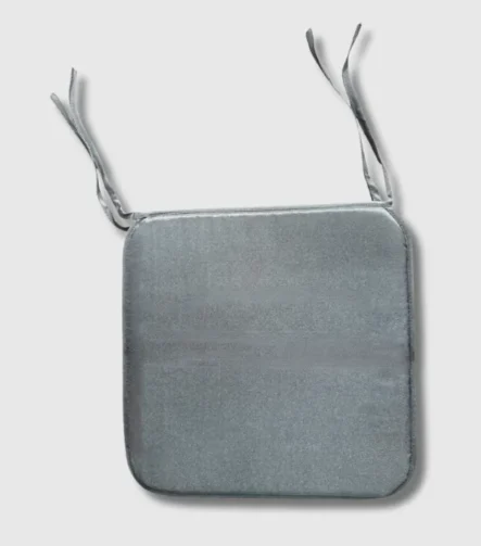 Grey sq seat pad chair