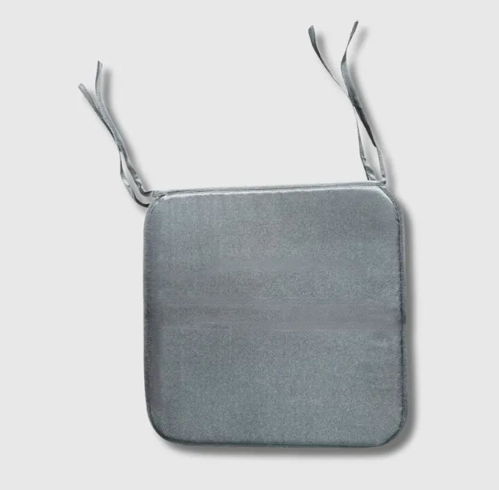 Grey sq seat pad chair