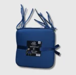 Navy sq seat pad chair - Image 2