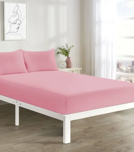 Pink Fitted Sheet
