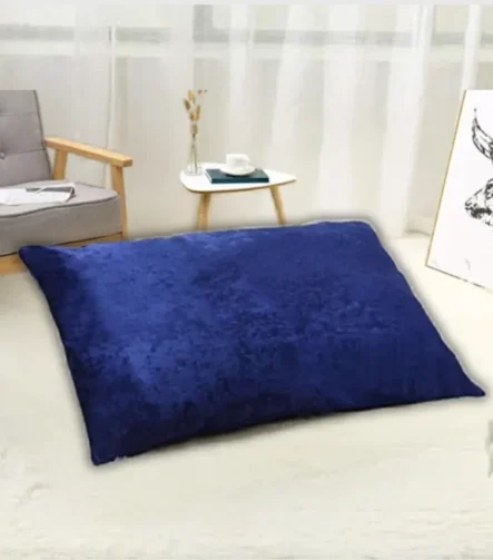 Navy Blue Velvet Pillows