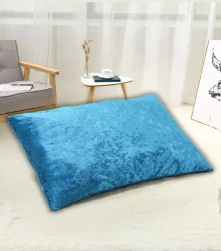 Sky Blue Velvet Pillows