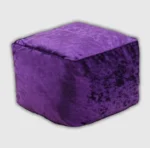 Purple Crushed Valvet Bean Bag