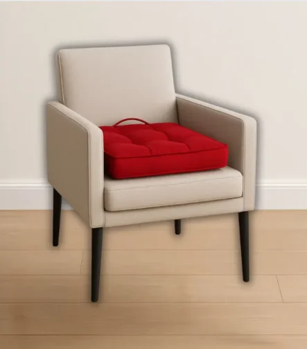 Red booster pad