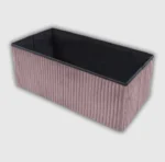 Storage Box 2 Corduory Silver
