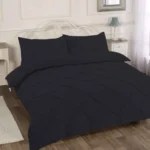 Black alexander duvet set