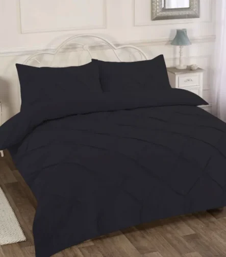 Black alexander duvet set