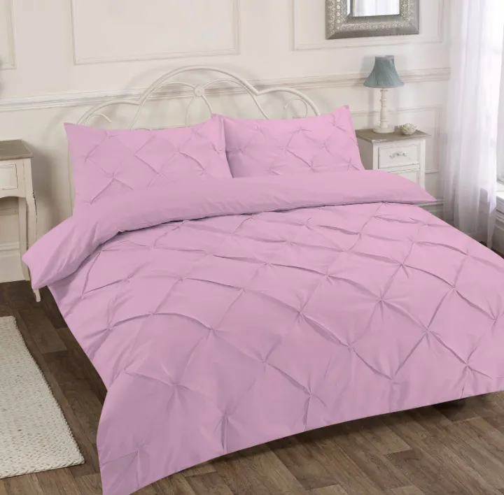 Pink alexander duvet set