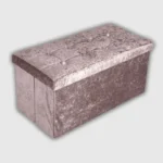 Storage Box Crushed Velvet blush