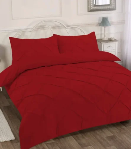 Red alexander duvet set
