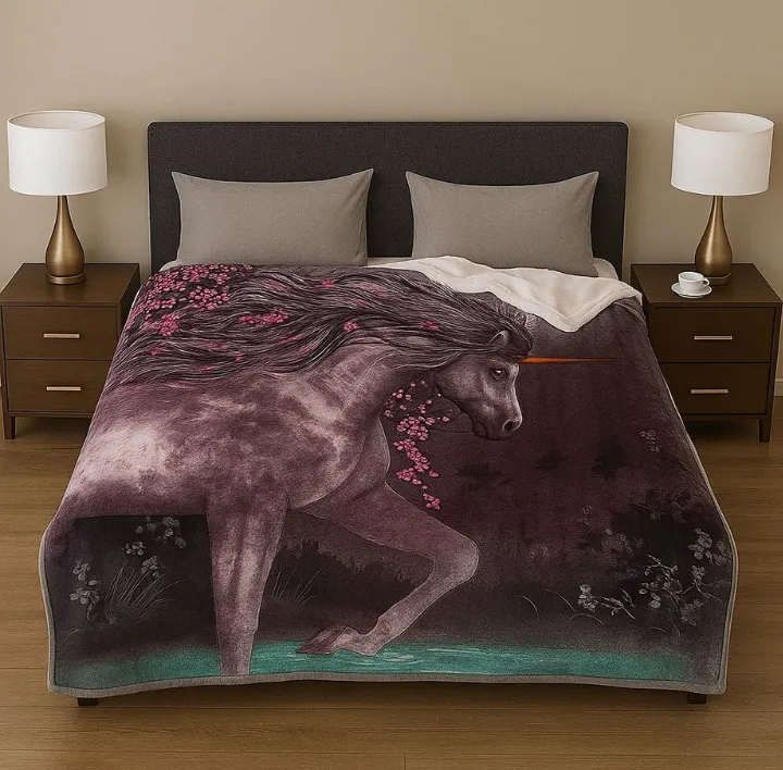 Unicorn 3d Throw