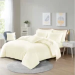 Cream easy care duvet set