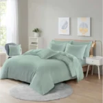 Duck Egg easy care duvet set
