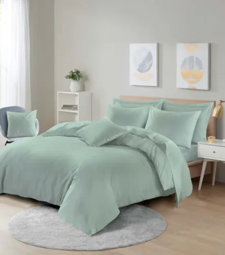 Duck Egg easy care duvet set