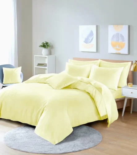 Lemon easy care duvet set