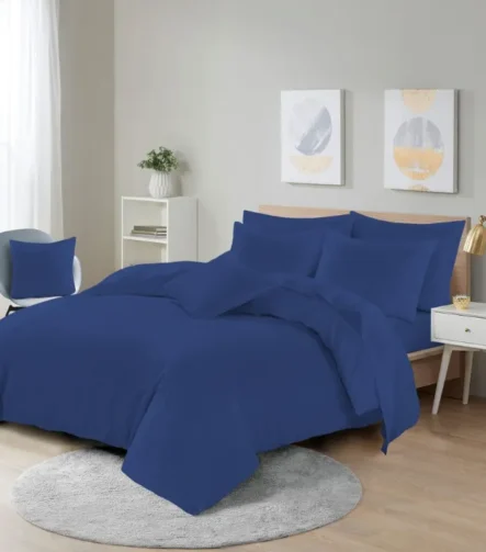Royal Blue easy care duvet set