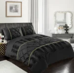 Black eleanor duvet set