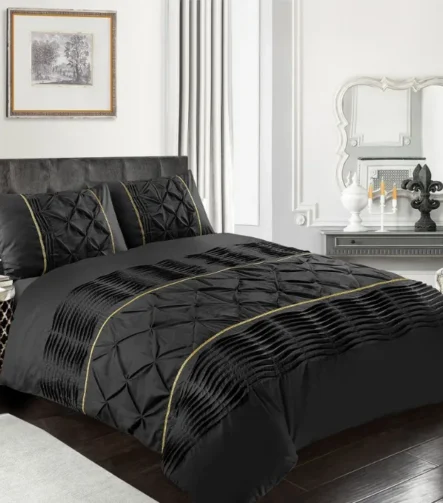 Black eleanor duvet set