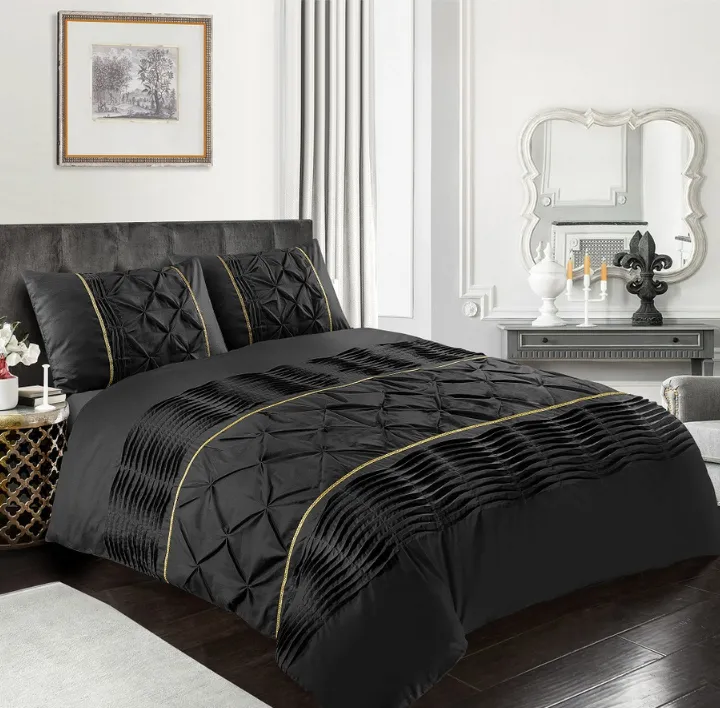 Black eleanor duvet set