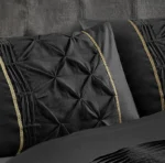 Black eleanor duvet set