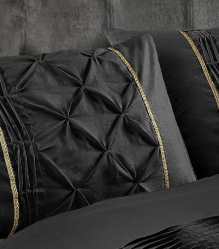 Black eleanor duvet set
