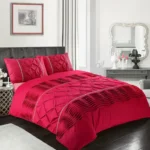 Red eleanor duvet set