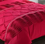 Red eleanor duvet set