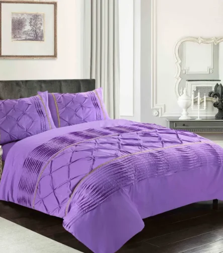 Lilac eleanor duvet set