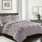 Silver eleanor duvet set
