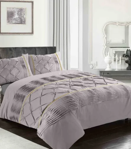 Silver eleanor duvet set